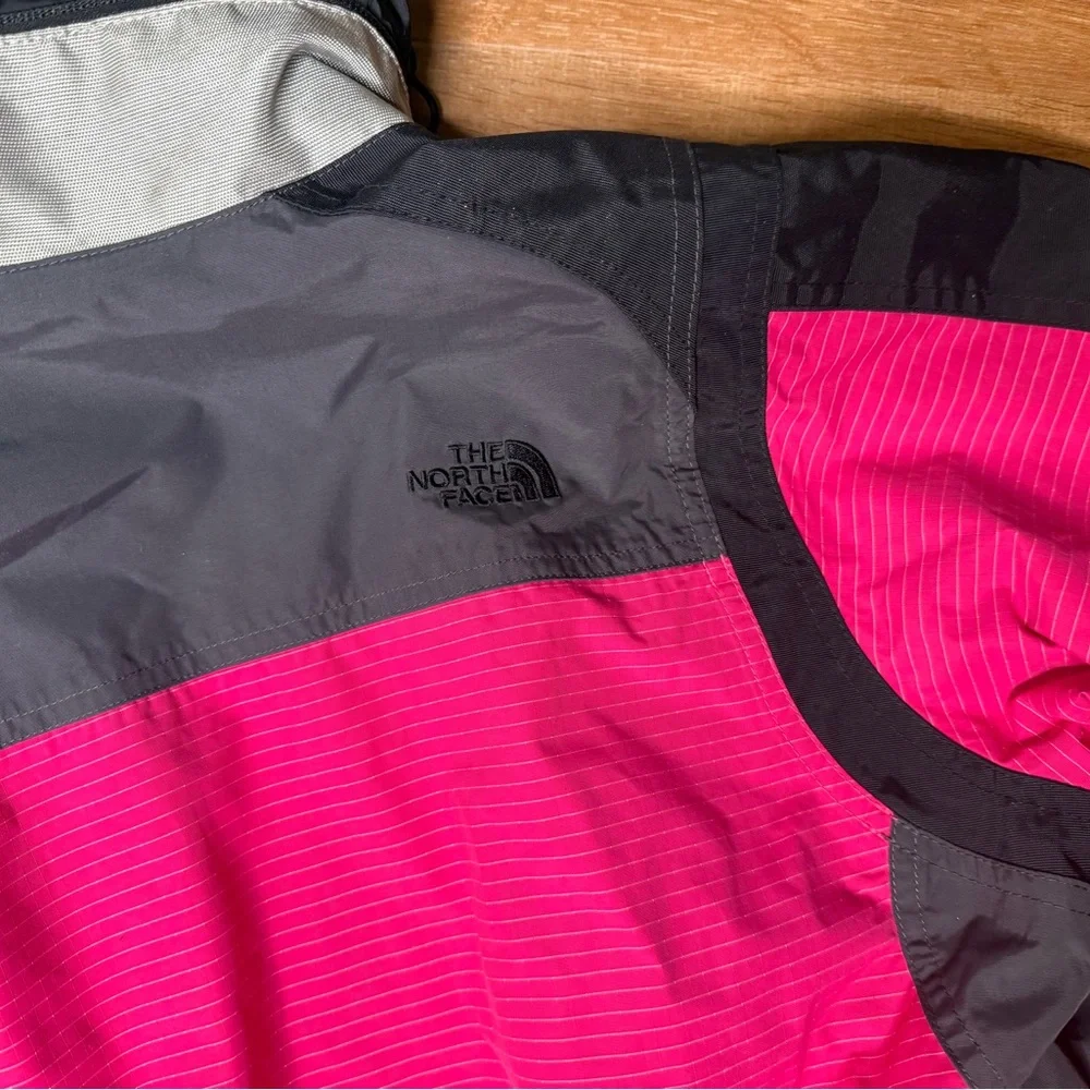 RARE The North Face Steep Tech Pink Colorblock Parka Ski Jacket Women’s large - Picture 6 of 16